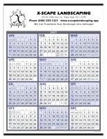 Triumph® Calendars Span-A-Year Calendar