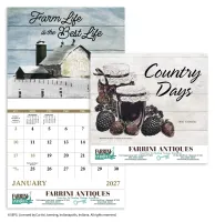 Good Value™ Country Days - Stapled Calendar