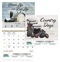 Good Value™ Country Days - Stapled Calendar