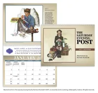 Triumph® Calendars The Saturday Evening Post Illustrations by Norman Rockwell Calendar