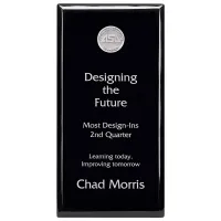 JAFFA® Black Plaque - 6" x 12"