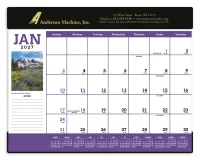 Triumph® Calendars Scenic Desk Pad