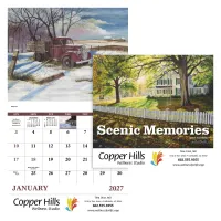 Good Value™ Scenic Memories - Stapled Calendar