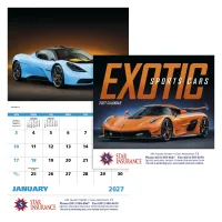 Good Value™ Exotic Sports Cars - Stapled Calendar