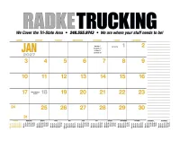 HotLine® Products 13-Month Desk Pad Calendar