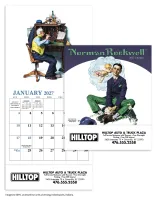 HotLine® Products Norman Rockwell Mini Calendar