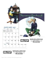 HotLine® Products Norman Rockwell Mini Calendar