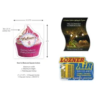 Good Value™ 20 Mil Custom Shaped Magnet 10.01-12 Square Inches