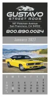 Triumph® Calendars Press-N-Stick Cruisin' Cars Calendar