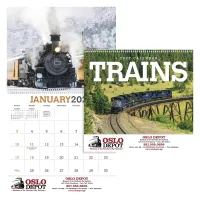 Triumph® Calendars Trains Calendar