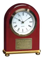 JAFFA® Rosewood Arch Clock