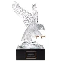 Pino Signoretto Eagle Award with 4" Lighted Pedestal