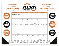 Skinner & Kennedy® Desk Pad Calendar