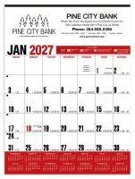 HotLine® Products Yearly Record® Red Calendar