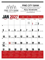 HotLine® Products Yearly Record® Red Calendar
