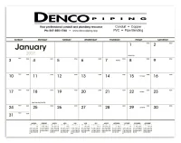 Triumph® Calendars Black & White Desk Pad