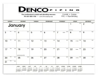 Triumph® Calendars Black & White Desk Pad