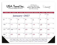 Triumph® Calendars Patriotic Desk Pad with Vinyl Corners