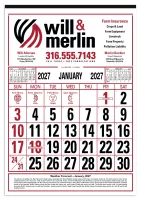 Skinner & Kennedy® Commercial 12-Sheet Calendar