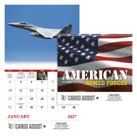 Good Value™ American Armed Forces - Spiral Calendar
