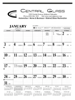 HotLine® Products Large Contractor Calendar