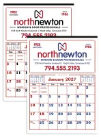 Skinner & Kennedy® Commercial 12-Sheet Calendar