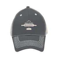 Heavy Stitch Cap With Mesh