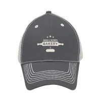 Heavy Stitch Cap With Mesh