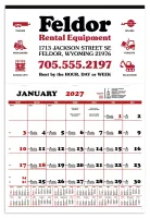 Skinner & Kennedy® Contractor's Apron Calendar