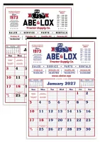 Skinner & Kennedy® Commercial 12-Sheet Calendar