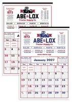 Skinner & Kennedy® Commercial 12-Sheet Calendar