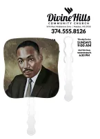 Skinner & Kennedy® Dr. Martin Luther King, Jr. - Pictorial Fan