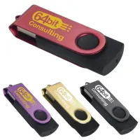 Universal Source® 16 GB Color Accent Folding USB 2.0 Flash Drive