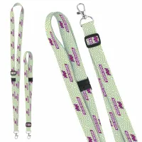 Universal Source® 3/4" Adjustable Polyester 4 Color Lanyard