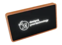 SCX Innovative Design™ Maple Wood Wireless Power Bank 5000 mAh