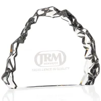 MARIO CIONI Carved Crystal Award