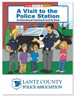 Coloring Book: A Visit to the Police Station