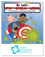 Coloring Book: Be Safe: Stop the Spread of Germs