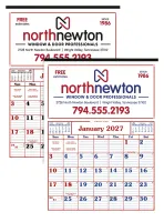 Skinner & Kennedy® Commercial 12-Sheet Calendar