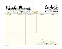 Triumph® Calendars Small Weekly Desk Pad - Floral