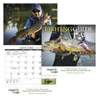 HotLine® Products Fishing Guide Appointment Calendar - Stapled