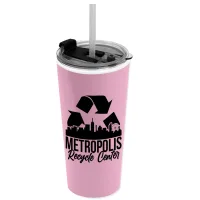 Garyline® Roadmaster Travel Tumbler with 2-in-1 Lid with Straw - 18 oz.