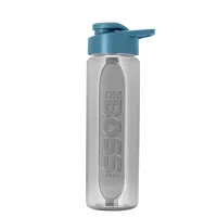 Garyline® Boss Embossed RPET Bottle with Drink-Thru Lid - 26 oz.
