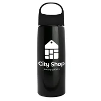 Garyline® Flair Tritan® Metallike Bottle with Oval Crest Lid - 26 oz.
