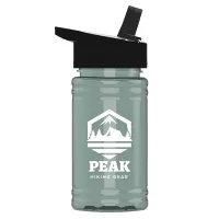 Garyline® Mini RPET Bottle with Flip-Straw Lid - 16 oz.