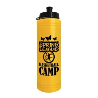 Garyline® Slim Line Bottle with Tethered Push-Pull Lid - 25 oz.