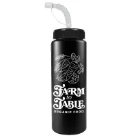 Garyline® Quart Sport Bottle with Straw Lid - 32 oz.