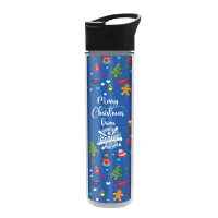 Garyline® Chiller Insulated Bottle with Pop-Up Lid and Full-Color Paper Insert - 16 oz.