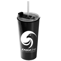 Garyline® Explore Travel Tumbler with 2-in-1 Lid with Straw - 18 oz.