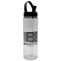 Garyline® Freedom Tritan® Bottle with Flip-Straw, Swivel-Handle Lid - 28 oz.